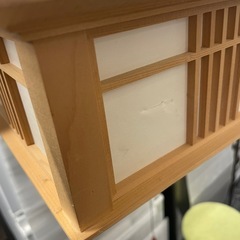 【中古】破れある為　和風LED照明　ヒモ式【E1211IL】の画像