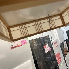 【中古】破れある為　和風LED照明　ヒモ式【E1211IL】の画像