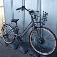 KAIHOU（カイホウ）SUISUI（スイスイ）外装6段変速　BM-DTS266　シティサイクル電動アシスト自転車　管理NO.20251211-1の画像