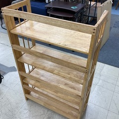 オープンラック 木製の画像