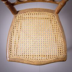 アンティーク ナポレオンチェア / ラタンの画像