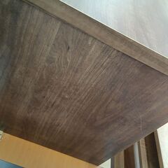 リユースのサカイ栃木店★ジモティ割あり★  収納ラック ブラウン W113×D38×H40 クリーニング済み TC11929の画像