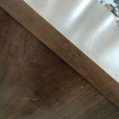 リユースのサカイ栃木店★ジモティ割あり★  収納ラック ブラウン W113×D38×H40 クリーニング済み TC11929の画像