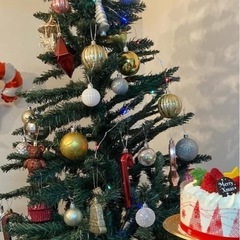 クリスマスツリー210センチの画像