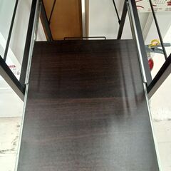 リユースのサカイ栃木店★ジモティ割あり★  ラック ダークブラウン W34×D41×H170 クリーニング済み TC11930の画像