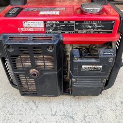 ホンダ発電機 EX750  動作確認済みの画像