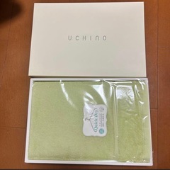 UCHINOクイックドライ（ティント） 2枚　バスタオル 美品　新品の画像