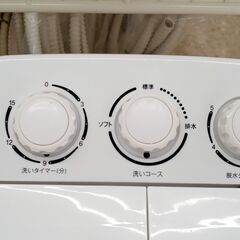 ★リユースのサカイ高崎店★TJ13621 有限会社ウェイウェイ貿易 二層式洗濯機 不明 ２０22年製 動作確認／クリーニング済みの画像