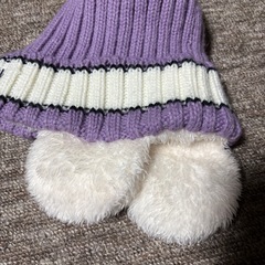 耳当て付ニット帽の画像