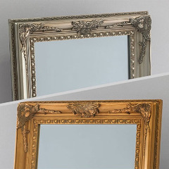 【美品】アンティーク調　全身鏡　シャンパンゴールド　スタンドミラー 180cmの画像