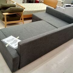 リユースのサカイ栃木店★ジモティ割あり★ IKEA ソファー グレー W225×D90～150×H65 クリーニング済み TC11931の画像