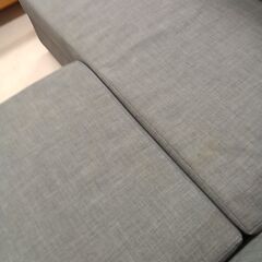 リユースのサカイ栃木店★ジモティ割あり★ IKEA ソファー グレー W225×D90～150×H65 クリーニング済み TC11931の画像