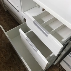 ジャングルジャングル貝塚店　レンジボード　ホワイト　スリム　2枚扉　貝塚市　二色浜　リサイクルショップの画像