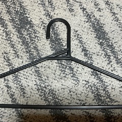 黒のハンガー滑り止め付き　70本の画像