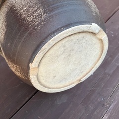 信楽焼：睡蓮鉢15号　はす鉢・
めだか鉢の画像