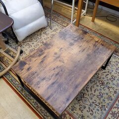 ニトリ ステイン80 センターテーブル サイドテーブル ローテーブル 机◆横幅80cm奥行55cm高さ37cm◆買取帝国 朝霞店 配達可能の画像