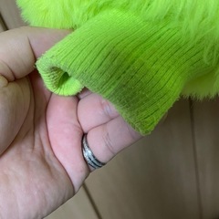 アダムスジャグラー ファーブルゾン ライトイエロー Lサイズの画像