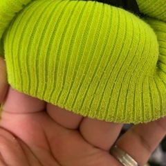 アダムスジャグラー ファーブルゾン ライトイエロー Lサイズの画像