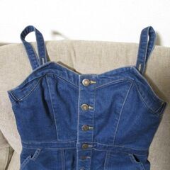 デニムワンピースS　断捨離中！の画像