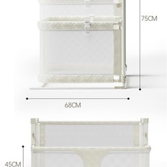ベビーベッド ベビーガードの画像