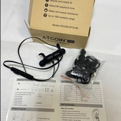 新品❤️ ATGOIN ワイヤレスイヤホン BT565Mの画像