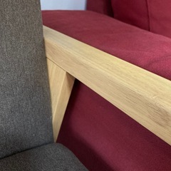 取りに来れる方限定！2人掛けソファです！の画像