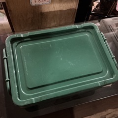 おしゃれ🌷収納ボックスCANADIANTAG✨カナディアンタッグプラスチック製工具箱🧰工具ケースアウトドア用品🏕️緑の画像