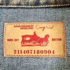 2025秋冬　Unglit 　Gジャンの画像