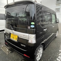 当店の営業車🉐個人分割可能🉑平成24年　タントカスタムX  人気の黒　走行217000 車検8年5月　乗って帰って下さいの画像