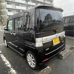 当店の営業車🉐個人分割可能🉑平成24年　タントカスタムX  人気の黒　走行217000 車検8年5月　乗って帰って下さいの画像