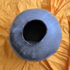 未使用 越前焼 壺 花器の画像