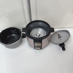 I646 🌈 Panasonic 電気圧力鍋 ピンク ⭐ 動作確認済 ⭐ クリーニング済の画像