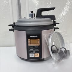 I646 🌈 Panasonic 電気圧力鍋 ピンク ⭐ 動作確認済 ⭐ クリーニング済の画像