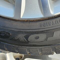 三菱デリカ用スタッドレスタイヤ1セット　225/55Ｒ18（アローヒール付き）の画像