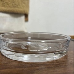 【新品未使用】OTIS トラ クリスタル 彫刻 灰皿の画像