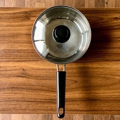 片手鍋 19.5cm①    蓋付きの画像