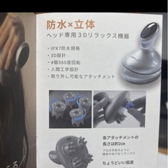 ヘッドマッサージ NIPLUX NP-HS20S SILVERの画像