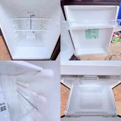 【❗️✨一人暮らしに最適✨❗️】パナソニック 2ドア冷蔵庫 138L NR-B14BW（2019）✨簡易清掃・動作確認済❗️の画像