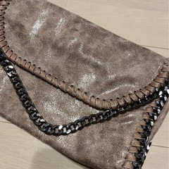 イタリア購入　美品　チェーンショルダーバッグの画像