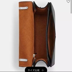 COACHブラック　ショルダーバック　定価82500円　の画像