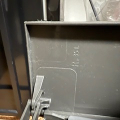 蓋付きゴミ箱　黒　2個の画像