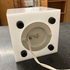 12/25まで店頭商品一部を除き半額クリスマスSALE!!開催中 M2512-082　間接照明 キューブ ランプ ライト 通電確認済み キズ汚れ有りの画像