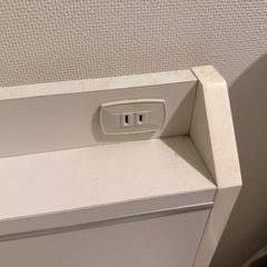 シングルベッド　マットレス付きの画像