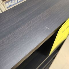 J1916【リユースのサカイ柏店】YAMAZEN　ヤマゼン　6段本棚　CMCR-1360　ダークブラウン　クリーニング済　参考価格6,499円の画像