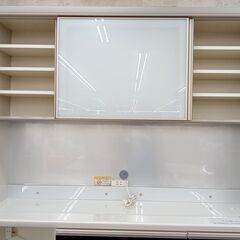 ★リユースのサカイ高崎店★TJ13625 パモウナ レンジボード こげ茶 H203×D50×W140 クリーニング済みの画像