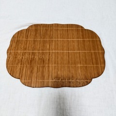 2枚　ランチョンマット 竹製 ティーマット シノワズリ 和風 テーブルウェアの画像