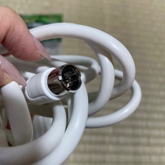 5m テレビ接続ケーブル 4K・8K対応　2本セット　白　地デジの画像