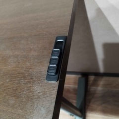 机　デスク　テーブル　ダークブラウンの画像