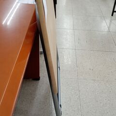 ★リユースのサカイ高崎店★TJ13628 カインズ 折りたたみテーブル ナチュラル H70.5×D50×W80 クリーニング済みの画像
