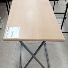 ★リユースのサカイ高崎店★TJ13628 カインズ 折りたたみテーブル ナチュラル H70.5×D50×W80 クリーニング済みの画像